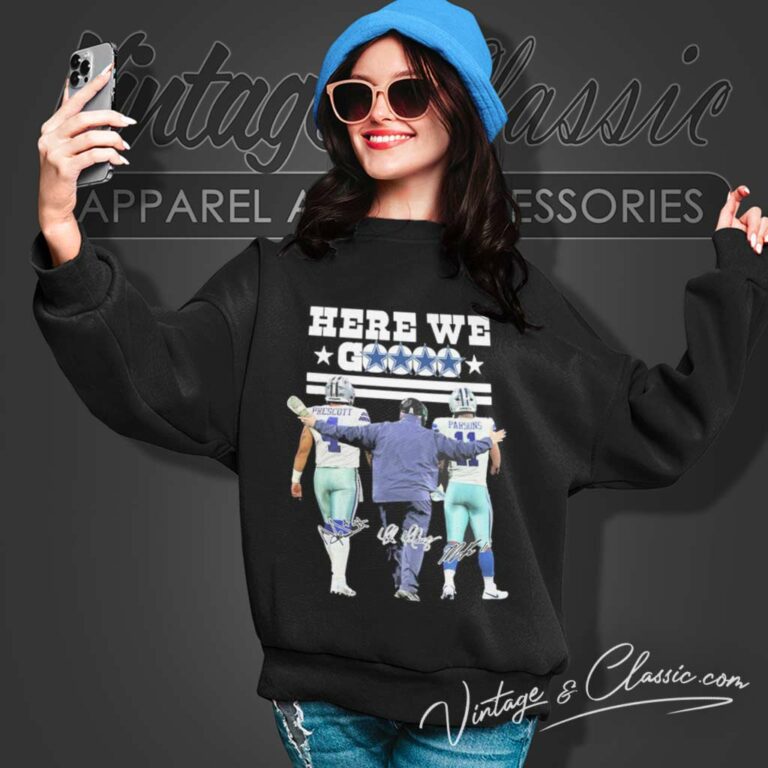 Here We Go Dak Prescott Cowboys And Mike Mccarthy Micah Parsons Signatures Sweatshirt Here We Go Dak Prescott Cowboys And Mike Mccarthy Micah Parsons Signatures Sweatshirt