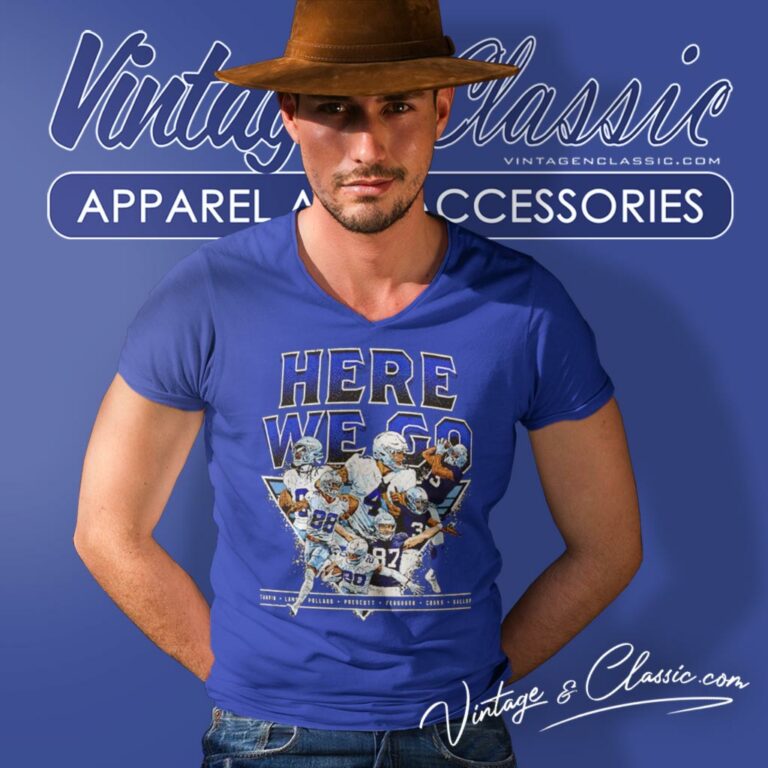 Here We Go Dak Prescott Dallas Cowboys Team V Neck TShirt Here We Go Dak Prescott Dallas Cowboys Team V Neck TShirt