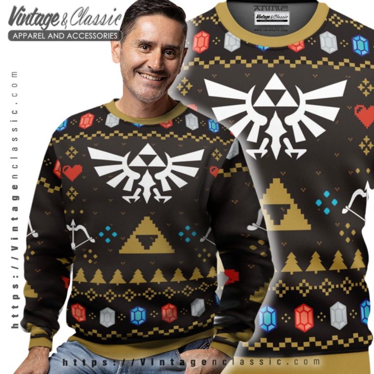 Hero Legend Of Zelda Ugly Christmas Sweater Men Ugly Sweater Hero Legend Of Zelda Ugly Christmas Sweater Men Ugly Sweater