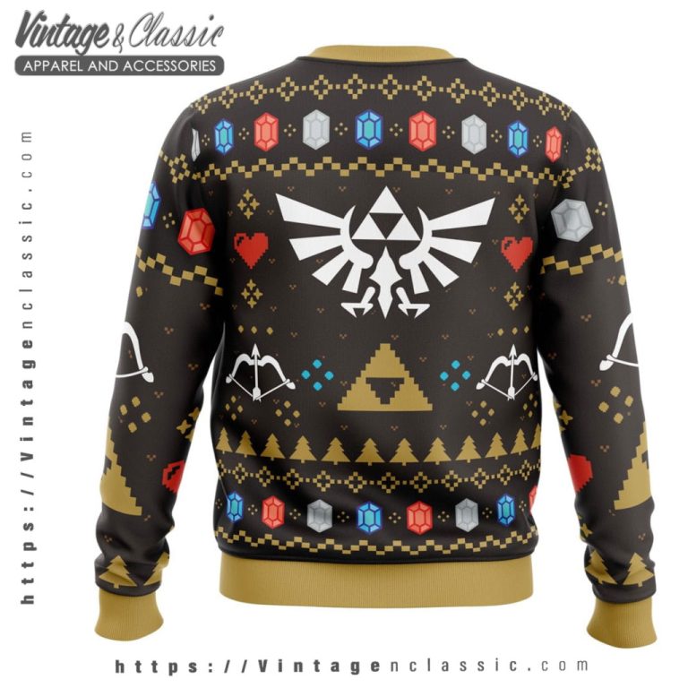 Hero Legend Of Zelda Ugly Christmas Sweater back Ugly Sweater Hero Legend Of Zelda Ugly Christmas Sweater back Ugly Sweater