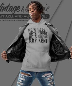 Hes Here Every Fucking Where Hoodie