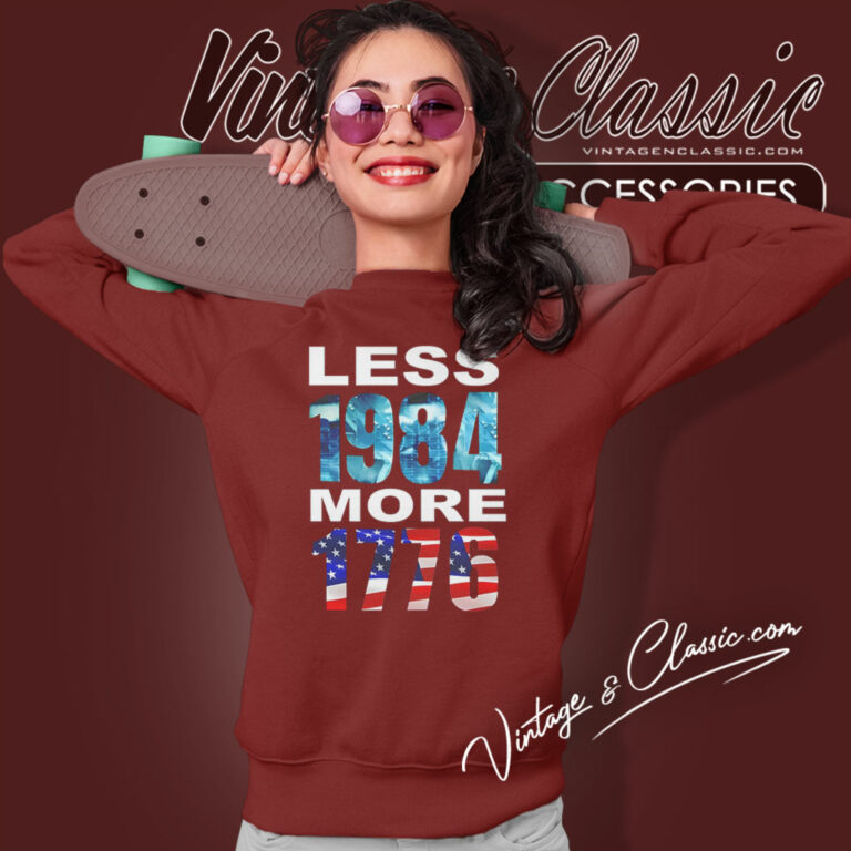 Hi Rez The Rapper Less 1984 More 1776 Sweatshirt Hi Rez The Rapper Less 1984 More 1776 Sweatshirt