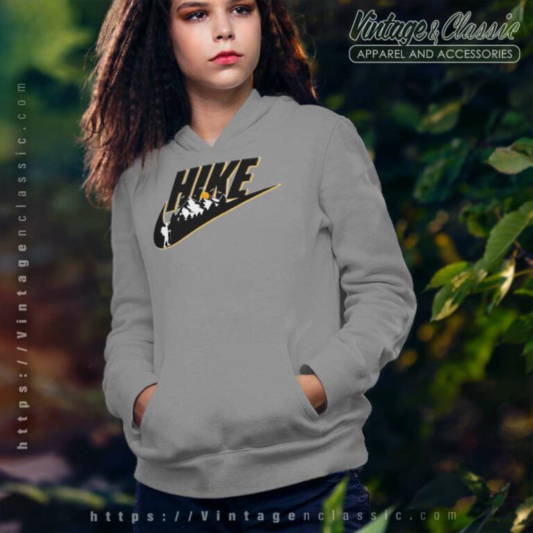 Hike Nike Swoosh Funny Hiking Outdoor Hoodie Hike Nike Swoosh Funny Hiking Outdoor Hoodie