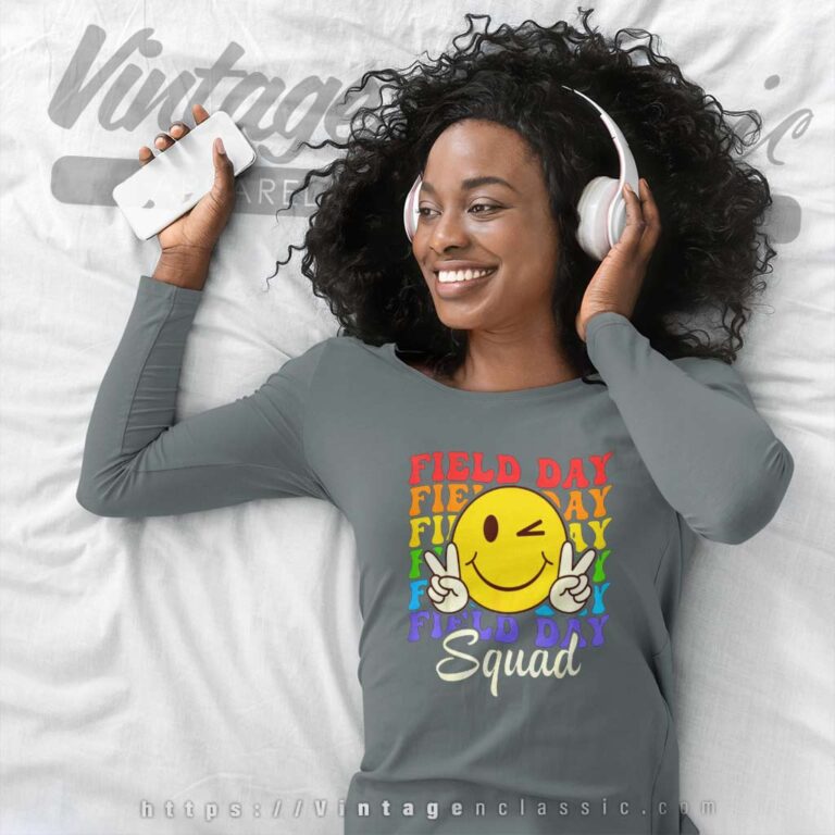 Hippie Field Day 2023 Squad Teacher Long Sleeve Tee Hippie Field Day 2023 Squad Teacher Long Sleeve Tee