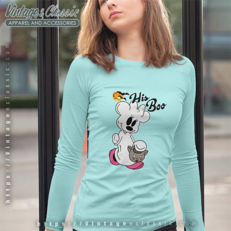His Boo Minnie Disney Halloween Long Sleeve Tee His Boo Minnie Disney Halloween Long Sleeve Tee