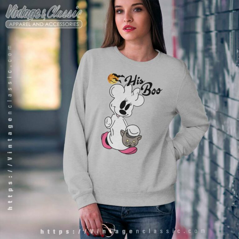 His Boo Minnie Disney Halloween Sweatshirt His Boo Minnie Disney Halloween Sweatshirt