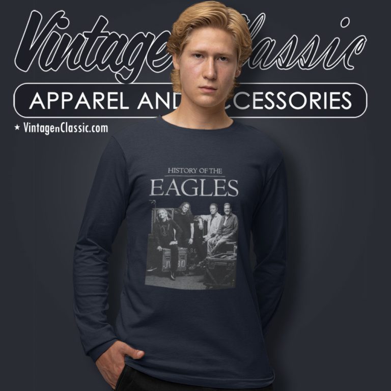 History Of The Eagles 2014 Tour Band Long Sleeve Tee History Of The Eagles 2014 Tour Band Long Sleeve Tee