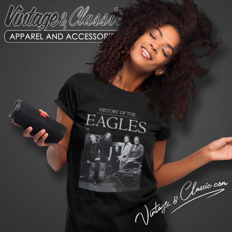 History Of The Eagles 2014 Tour Band Women T Shirt History Of The Eagles 2014 Tour Band Women T Shirt
