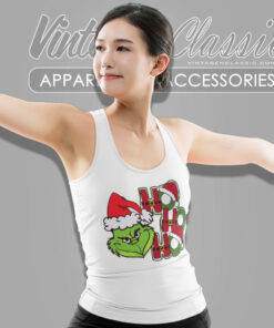 Ho Ho Ho Grinch Christmas Tank Top Racerback