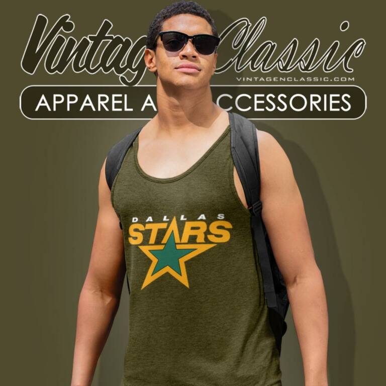 Hockey Nhl Vintage 90s Dallas Stars Nhl Logo Tank Top Racerback Hockey Nhl Vintage 90s Dallas Stars Nhl Logo Tank Top Racerback