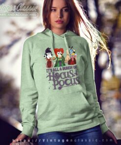 Hocus Pocus Bluey Halloween Shirt Its All A Bunch Hoodie