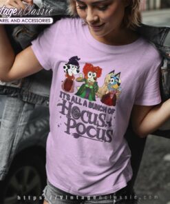 Hocus Pocus Bluey Halloween Shirt Its All A Bunch Women TShirt