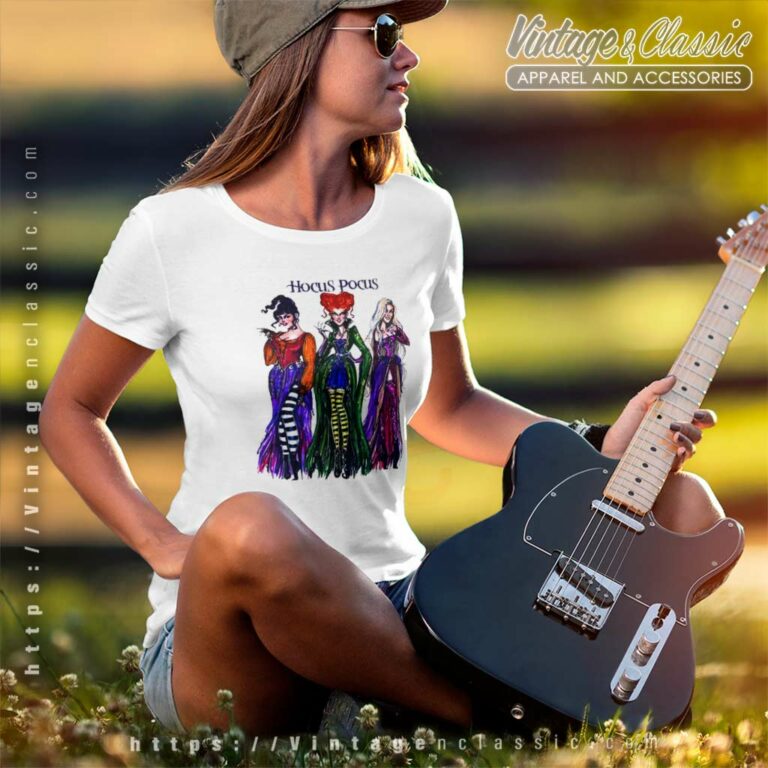 Hocus Pocus Fan Art Shirt Sanderson Sisters Women TShirt Hocus Pocus Fan Art Shirt Sanderson Sisters Women TShirt