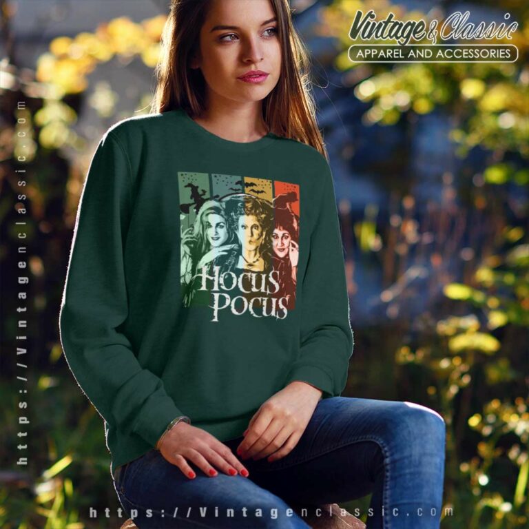 Hocus Pocus Halloween Colour Sweatshirt Hocus Pocus Halloween Colour Sweatshirt