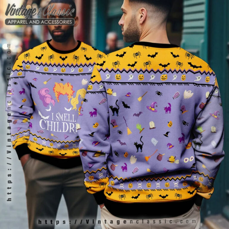 Hocus Pocus I Smell Children Ugly Sweater Ugly Christmas Sweater 2 Hocus Pocus I Smell Children Ugly Sweater Ugly Christmas Sweater 2