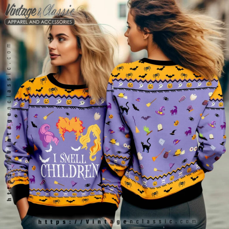 Hocus Pocus I Smell Children Ugly Sweater womens Ugly Christmas Sweater Hocus Pocus I Smell Children Ugly Sweater womens Ugly Christmas Sweater