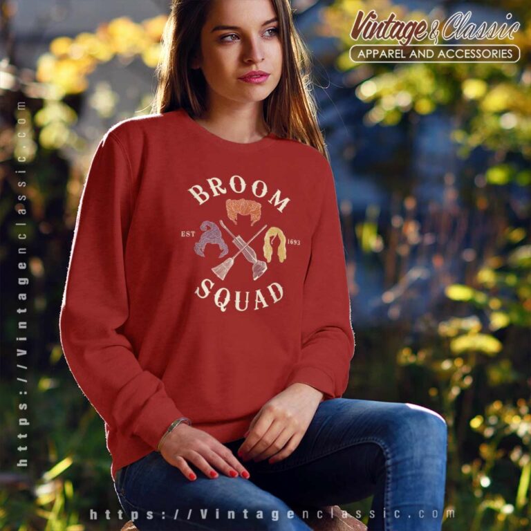 Hocus Pocus Shirt Broom Squad 1693 Sweatshirt Hocus Pocus Shirt Broom Squad 1693 Sweatshirt