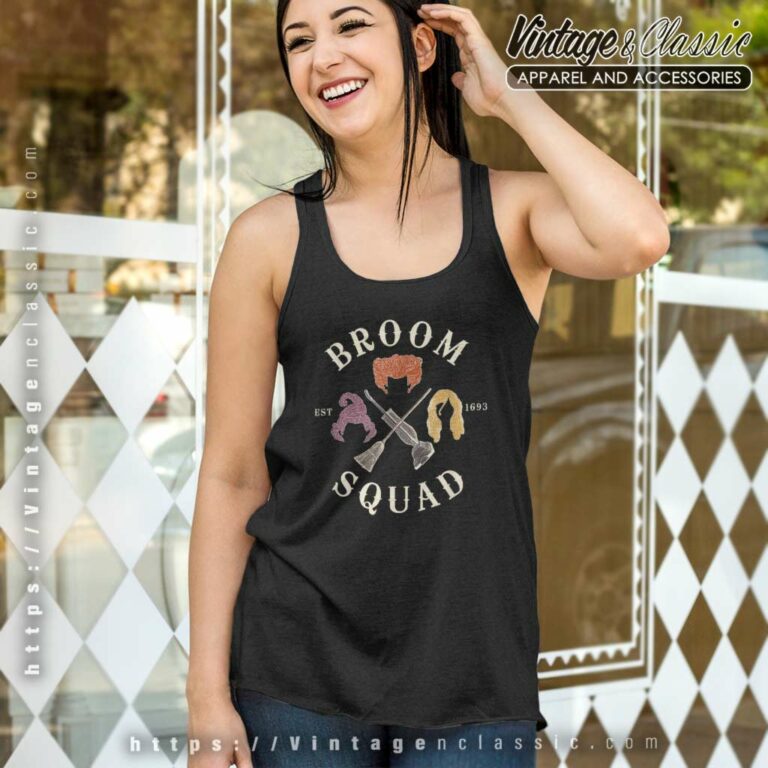 Hocus Pocus Shirt Broom Squad 1693 Tank Top Racerback Hocus Pocus Shirt Broom Squad 1693 Tank Top Racerback