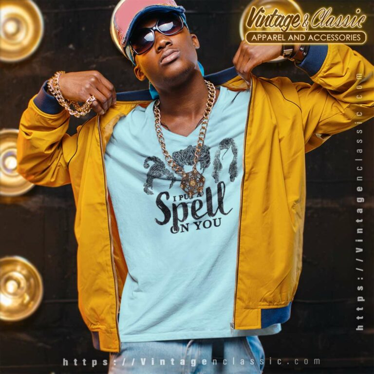 Hocus Pocus Shirt I Put A Spell On You Group Shot V Neck TShirt Hocus Pocus Shirt I Put A Spell On You Group Shot V Neck TShirt