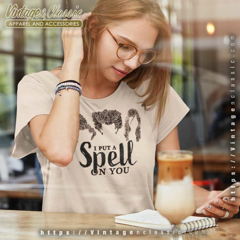 Hocus Pocus Shirt I Put A Spell On You Group Shot Women TShirt Hocus Pocus Shirt I Put A Spell On You Group Shot Women TShirt