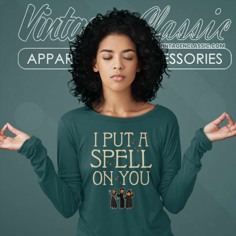 Hocus Pocus Shirt I Put A Spell On You Long Sleeve Tee Hocus Pocus Shirt I Put A Spell On You Long Sleeve Tee