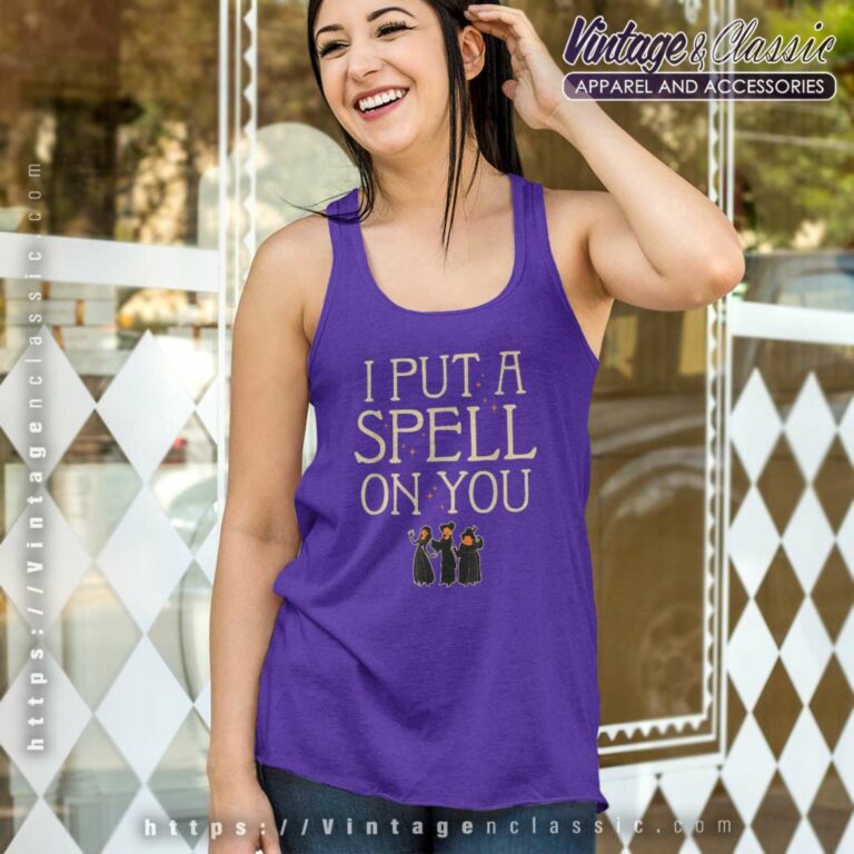 Hocus Pocus Shirt I Put A Spell On You Tank Top Racerback Hocus Pocus Shirt I Put A Spell On You Tank Top Racerback