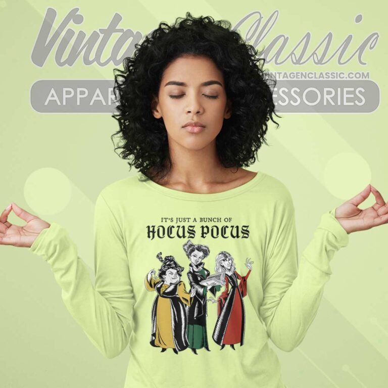 Hocus Pocus Shirt Just A Bunch Sisters Long Sleeve Tee Hocus Pocus Shirt Just A Bunch Sisters Long Sleeve Tee