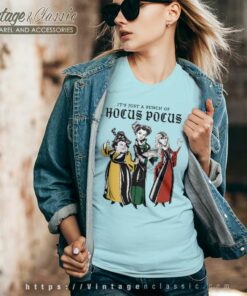 Hocus Pocus Shirt Just A Bunch Sisters V Neck TShirt