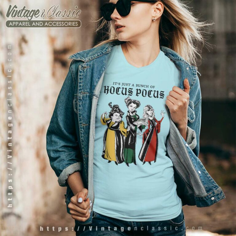 Hocus Pocus Shirt Just A Bunch Sisters V Neck TShirt Hocus Pocus Shirt Just A Bunch Sisters V Neck TShirt