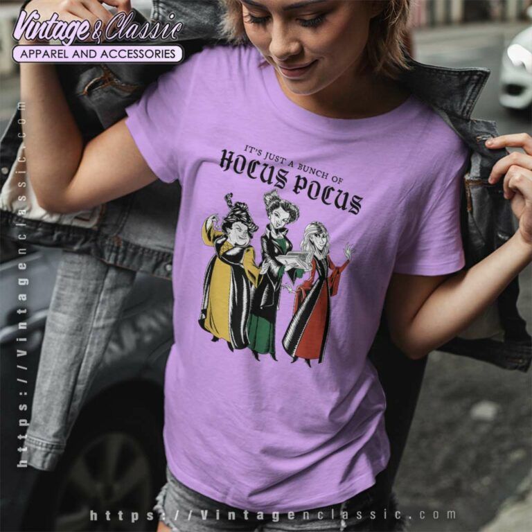 Hocus Pocus Shirt Just A Bunch Sisters Women TShirt Hocus Pocus Shirt Just A Bunch Sisters Women TShirt