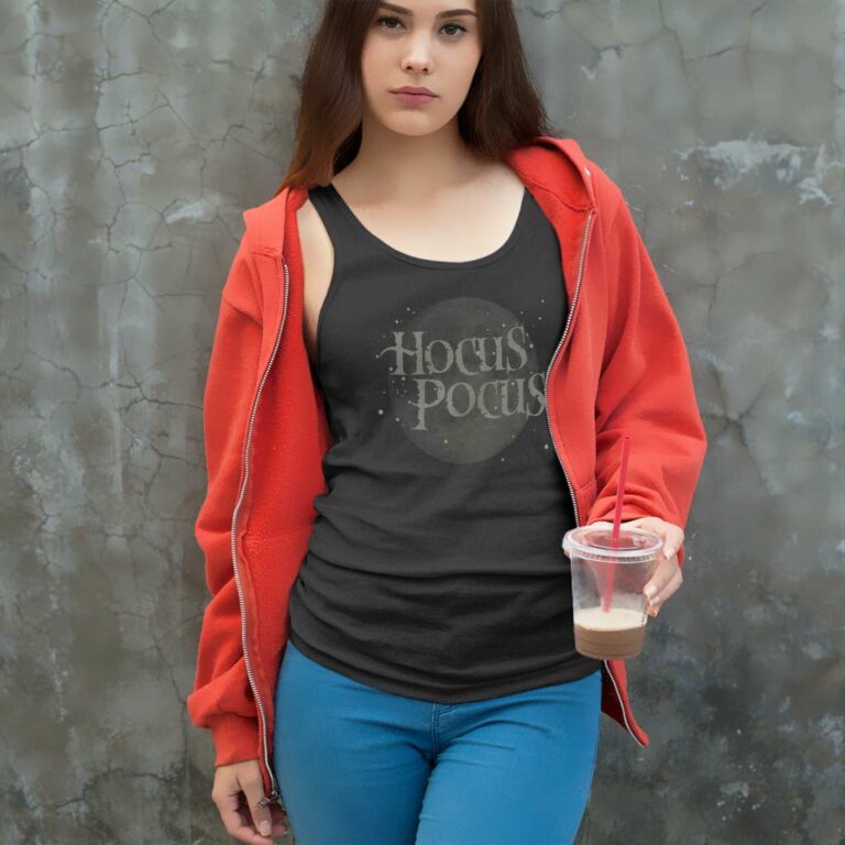 Hocus Pocus Shirt Moon Stars Logo Tank Top Racerback Hocus Pocus Shirt Moon Stars Logo Tank Top Racerback