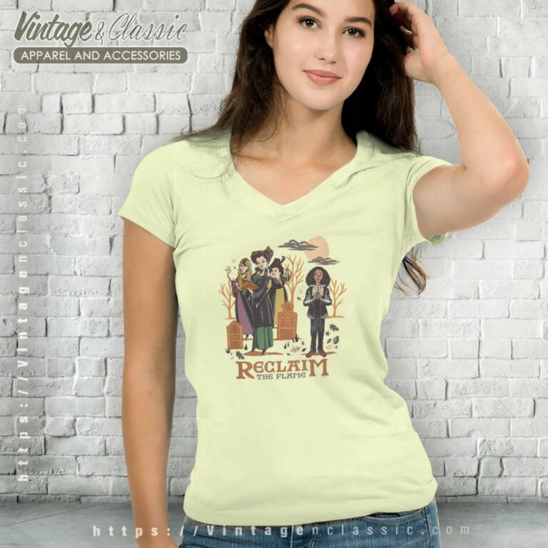 Hocus Pocus Shirt Reclaim The Flame V Neck TShirt Hocus Pocus Shirt Reclaim The Flame V Neck TShirt