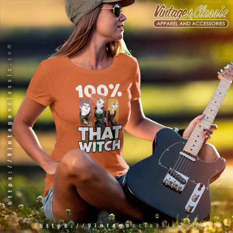 Hocus Pocus Shirt Sisters 100 That Witch Women TShirt Hocus Pocus Shirt Sisters 100 That Witch Women TShirt