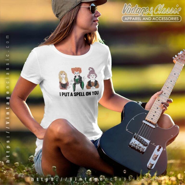 Hocus Pocus Shirt Sanderson Sisters I Put A Spell On You Women TShirt Hocus Pocus Shirt Sanderson Sisters I Put A Spell On You Women TShirt
