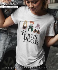 Hocus Pocus Shirt Sanderson Sisters Witches Sketch Women TShirt