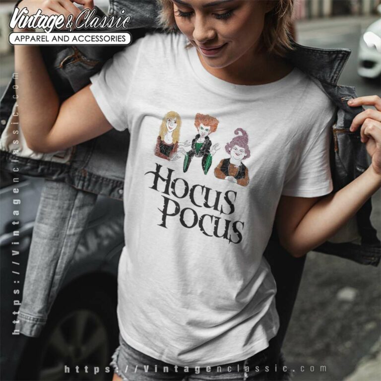 Hocus Pocus Shirt Sanderson Sisters Witches Sketch Women TShirt Hocus Pocus Shirt Sanderson Sisters Witches Sketch Women TShirt