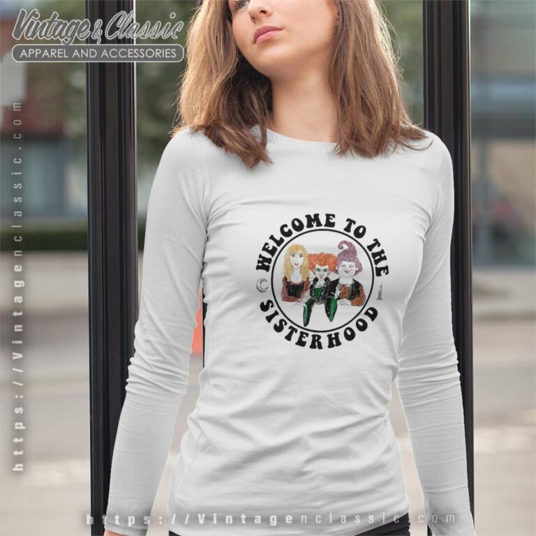 Hocus Pocus Shirt Welcome To Sisterhood Long Sleeve Tee Hocus Pocus Shirt Welcome To Sisterhood Long Sleeve Tee
