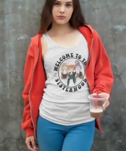 Hocus Pocus Shirt Welcome To Sisterhood Tank Top Racerback
