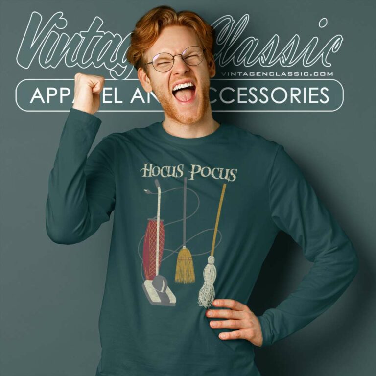 Hocus Pocus Shirt Witch Rides Halloween Long Sleeve Tee Hocus Pocus Shirt Witch Rides Halloween Long Sleeve Tee