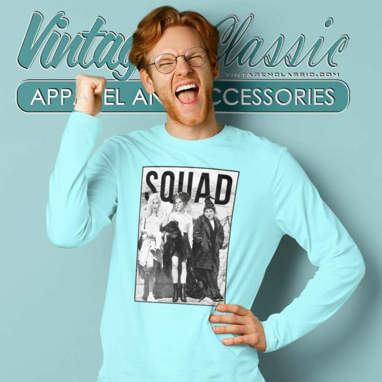 Hocus Pocus Squad Black And White Halloween Long Sleeve Tee 1 Hocus Pocus Squad Black And White Halloween Long Sleeve Tee 1