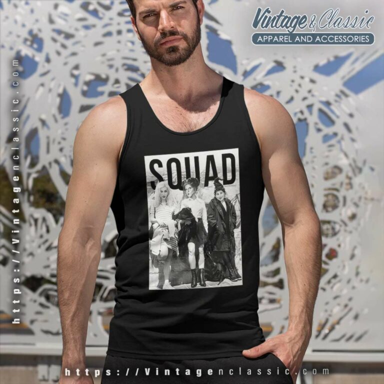 Hocus Pocus Squad Black And White Halloween Tank Top Racerback 1 Hocus Pocus Squad Black And White Halloween Tank Top Racerback 1