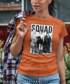 Hocus Pocus Squad Black And White Halloween Women TShirt 1