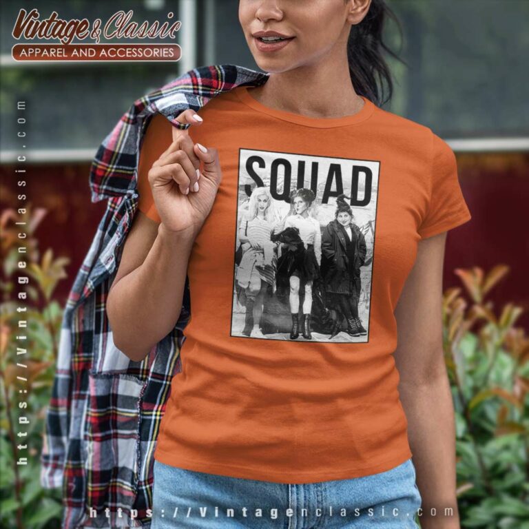 Hocus Pocus Squad Black And White Halloween Women TShirt 1 Hocus Pocus Squad Black And White Halloween Women TShirt 1