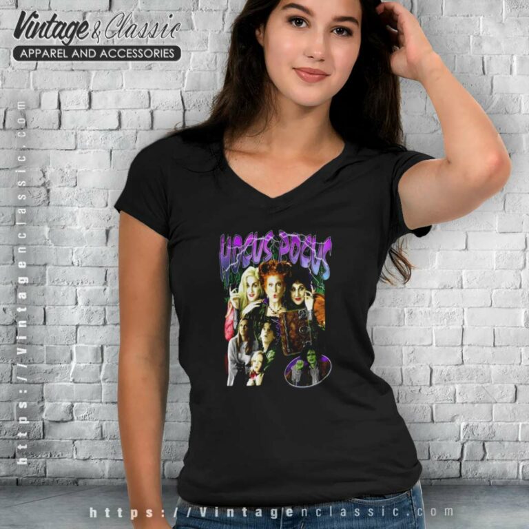 Hocus Pocus Vintage Shirt Halloween Designs V Neck TShirt Hocus Pocus Vintage Shirt Halloween Designs V Neck TShirt