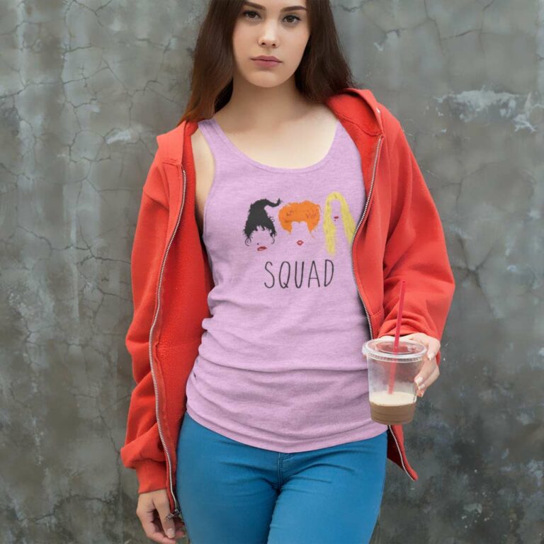 Hocus Squad Shirt Hocus Pocus Halloween Tank Top Racerback Hocus Squad Shirt Hocus Pocus Halloween Tank Top Racerback