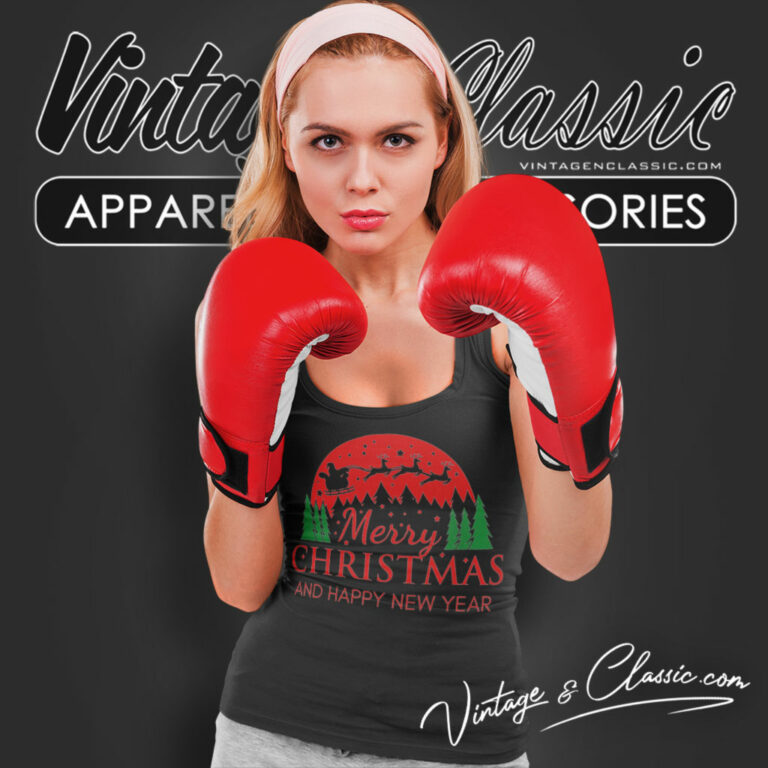 Holiday Christmas Shirt Merry Christmas And New Year Tank Top Racerback Holiday Christmas Shirt Merry Christmas And New Year Tank Top Racerback