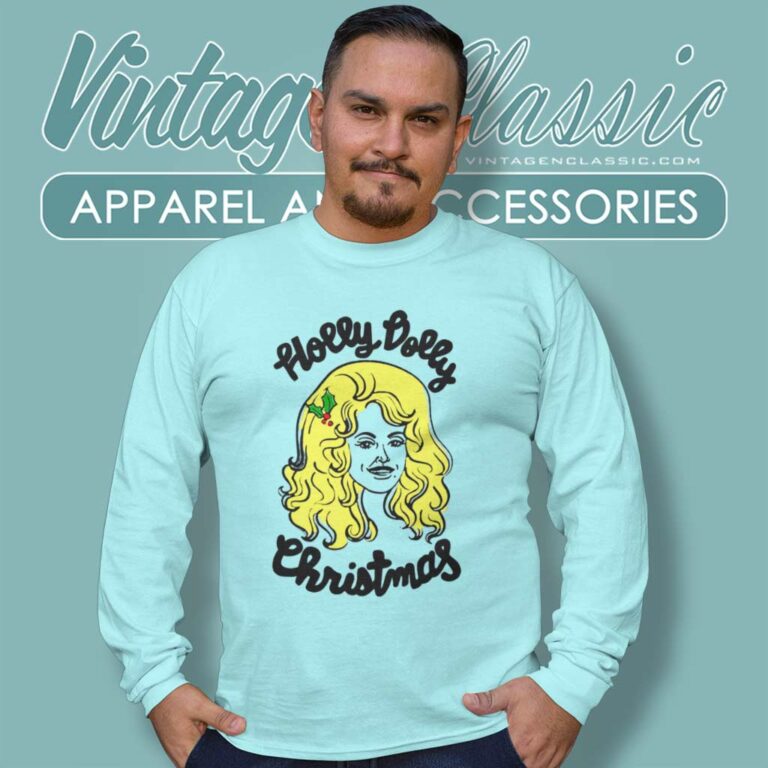 Holly Dolly Christmas Long Sleeve Tee Holly Dolly Christmas Long Sleeve Tee