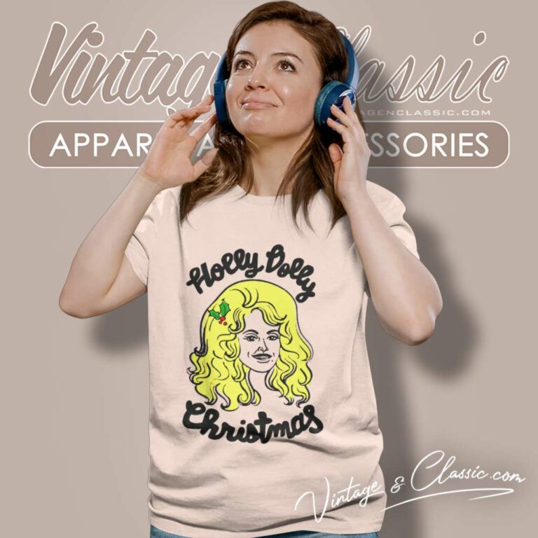 Holly Dolly Christmas Women TShirt Holly Dolly Christmas Women TShirt