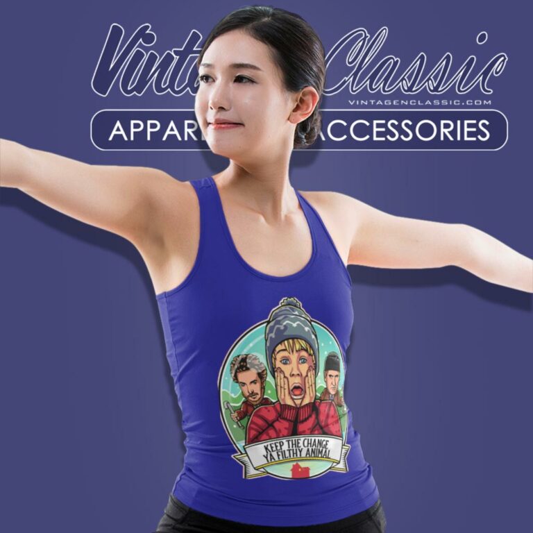 Home Alone Kevin Mccallister Tank Top Racerback Home Alone Kevin Mccallister Tank Top Racerback