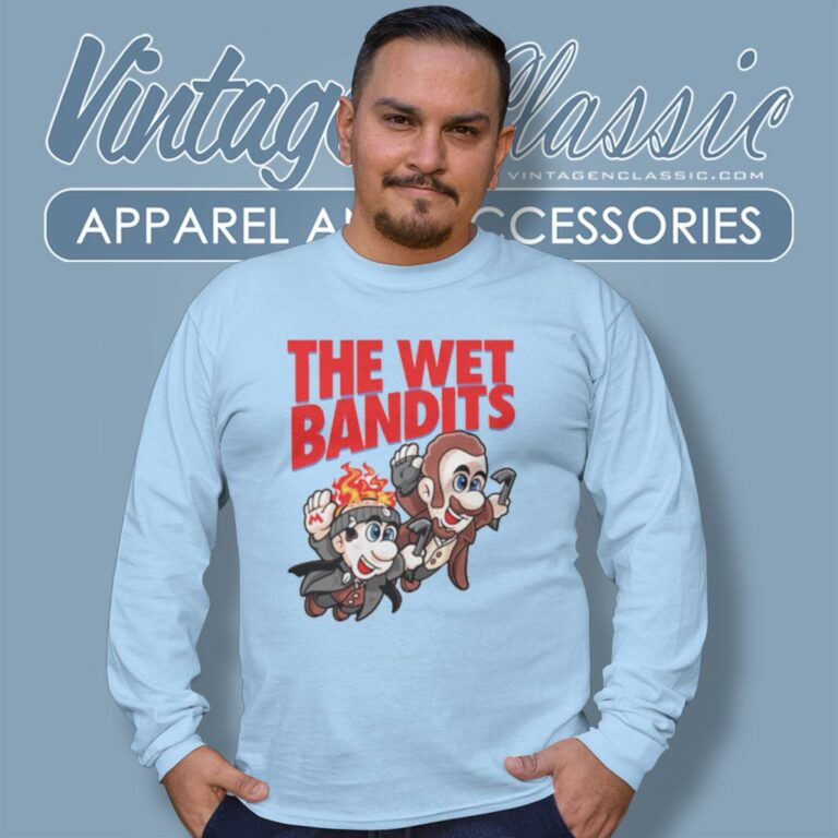 Home Alone Super Mario The Wet Bandits Long Sleeve Tee Home Alone Super Mario The Wet Bandits Long Sleeve Tee